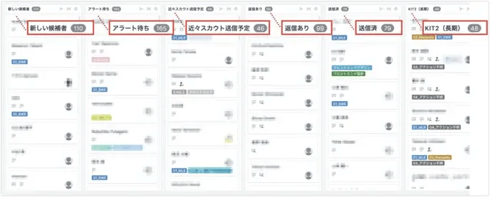 タレントプール_タレントプールで採用進捗を管理2